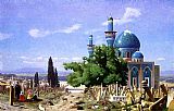 Jean-leon Gerome Wall Art - Cemetery Gone to Seed